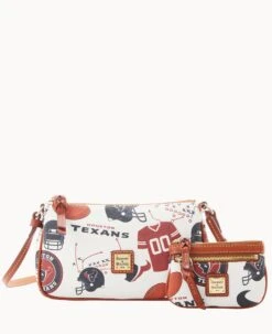 NFL Texans Lexi Crossbody Sm Coin Case TEXANS -Dooney & Bourke M1400G QWMWPATNTEXA 1