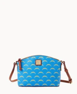 NFL Chargers Suki Crossbody Med Wristlet CHARGERS -Dooney & Bourke M1696G NJBUPATNCHGR 1