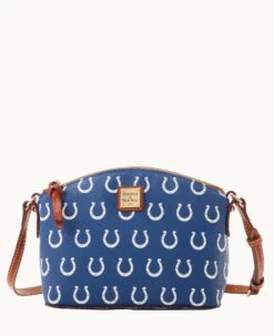 NFL Colts Suki Crossbody Med Wristlet COLTS -Dooney & Bourke M1696G NJBUPATNCOLT 1
