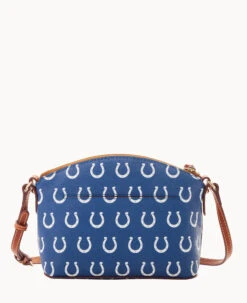 NFL Colts Suki Crossbody Med Wristlet COLTS -Dooney & Bourke M1696G NJBUPATNCOLT ALT3