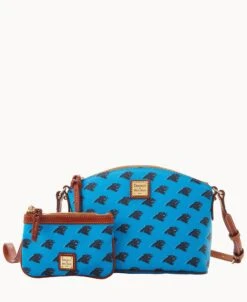 NFL Panthers Suki Crossbody Med Wristlet PANTHERS -Dooney & Bourke M1696G NJBUPATNPANT ALT4 1