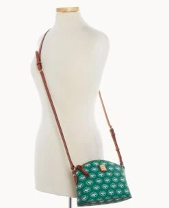 NFL Jets Suki Crossbody Med Wristlet JETS -Dooney & Bourke M1696G NJGRPATNJETS ALT5