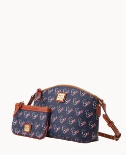 NFL Texans Suki Crossbody Med Wristlet TEXANS -Dooney & Bourke M1696G NJNVPATNTEXA ALT1 1