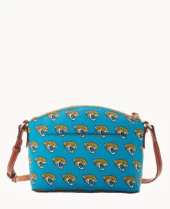 NFL Jaguars Suki Crossbody Med Wristlet JAGUARS -Dooney & Bourke M1696G NJTQPATNJAGU ALT3
