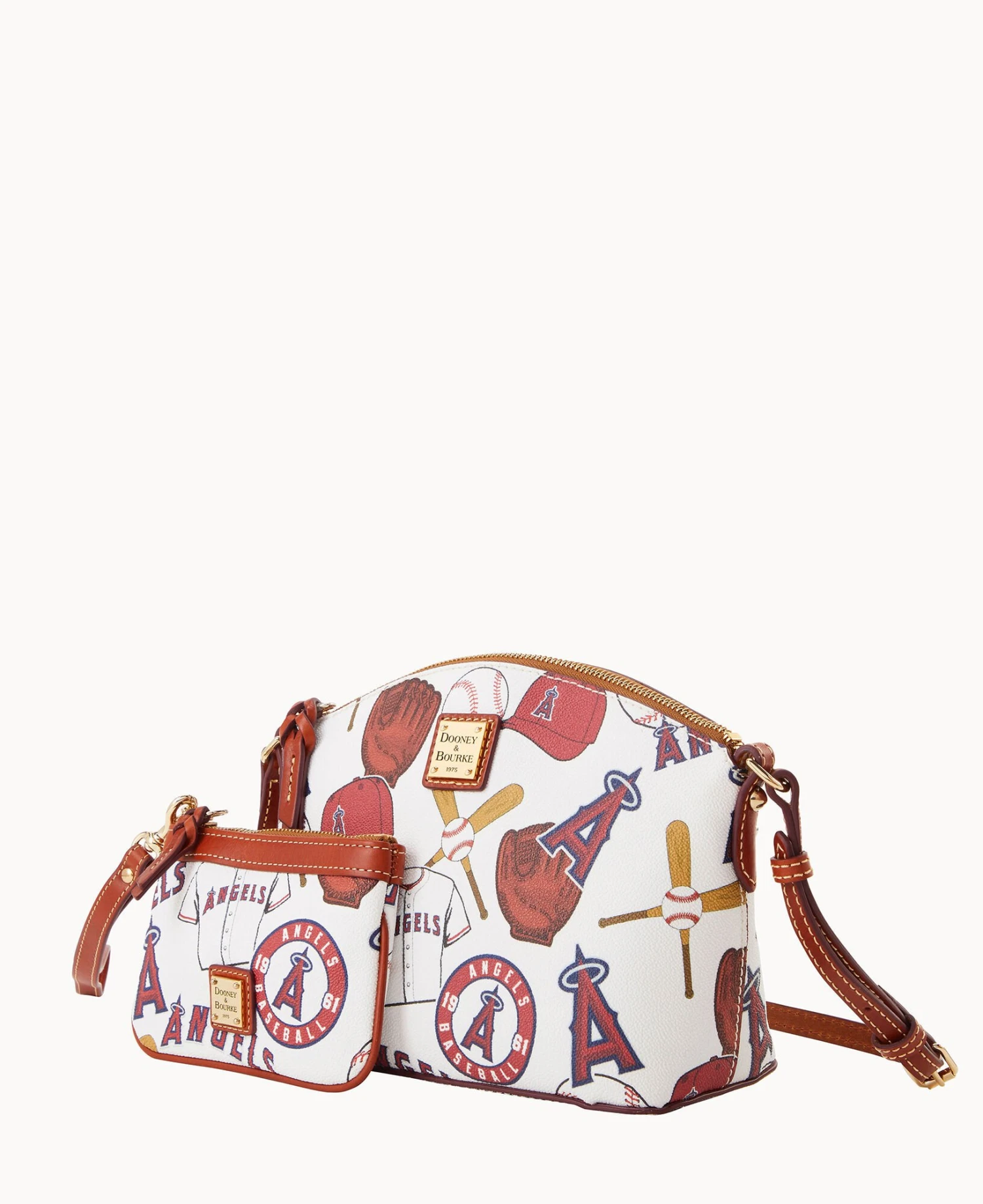 MLB Angels Suki Crossbody Med Wristlet ANGELS 7 MLB Angels Suki Crossbody Med Wristlet ANGELS - Image 7