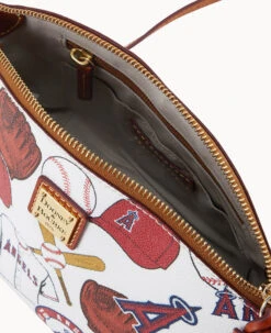 MLB Angels Suki Crossbody Med Wristlet ANGELS 13 MLB Angels Suki Crossbody Med Wristlet ANGELS -Dooney & Bourke M1696G QUMWPATNANGL ALT2