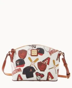 MLB Diamondbacks Suki Crossbody Med Wristlet DIAMONDBACKS -Dooney & Bourke M1696G QUMWPATNDBAK 1