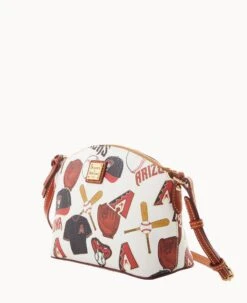 MLB Diamondbacks Suki Crossbody Med Wristlet DIAMONDBACKS -Dooney & Bourke M1696G QUMWPATNDBAK ALT1 1