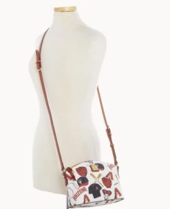 MLB Diamondbacks Suki Crossbody Med Wristlet DIAMONDBACKS -Dooney & Bourke M1696G QUMWPATNDBAK ALT5 1