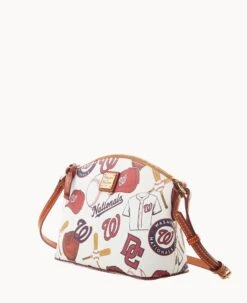 MLB Nationals Suki Crossbody Med Wristlet NATIONALS -Dooney & Bourke M1696G QUMWPATNNTNL ALT1 1