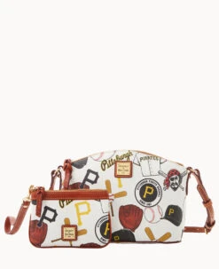 MLB Pirates Suki Crossbody Med Wristlet PIRATES -Dooney & Bourke M1696G QUMWPATNPRAT 2