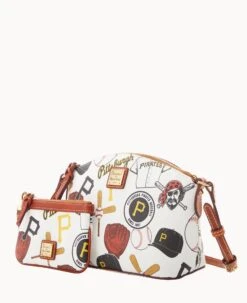MLB Pirates Suki Crossbody Med Wristlet PIRATES -Dooney & Bourke M1696G QUMWPATNPRAT ALT1 1