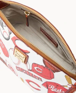 MLB Reds Suki Crossbody Med Wristlet REDS -Dooney & Bourke M1696G QUMWPATNREDS ALT2
