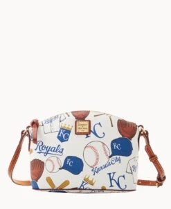 MLB Royals Suki Crossbody Med Wristlet ROYALS 19 MLB Royals Suki Crossbody Med Wristlet ROYALS -Dooney & Bourke M1696G QUMWPATNRYLS 1