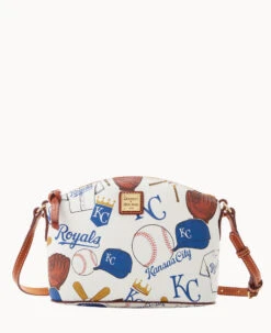 MLB Royals Suki Crossbody Med Wristlet ROYALS 25 MLB Royals Suki Crossbody Med Wristlet ROYALS -Dooney & Bourke M1696G QUMWPATNRYLS 2