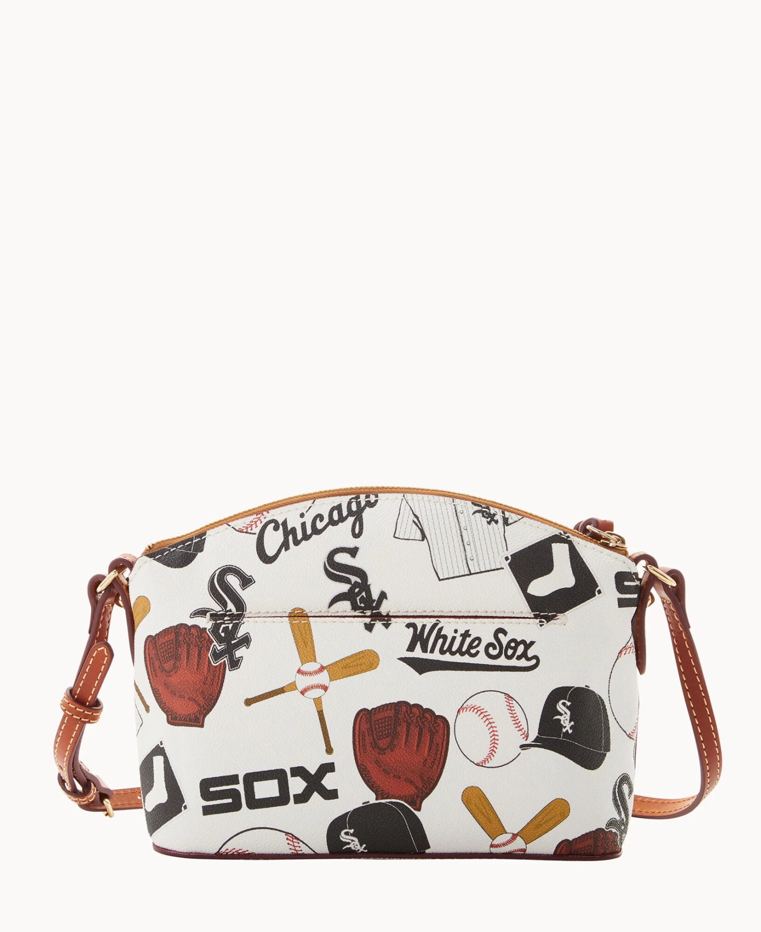 MLB White Sox Suki Crossbody Med Wristlet WHITE SOX 4 MLB White Sox Suki Crossbody Med Wristlet WHITE SOX - Image 4