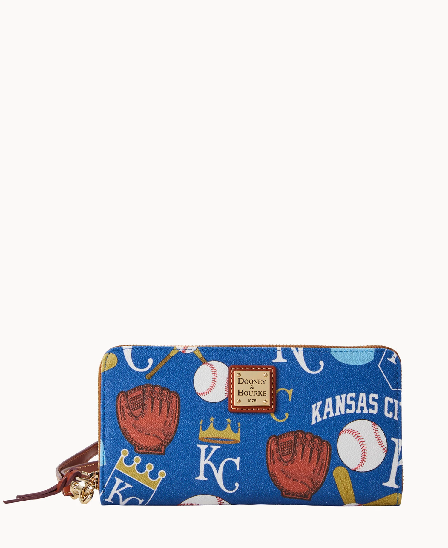 MLB Royals Large Zip Around Wristlet Royals 7 MLB Royals Large Zip Around Wristlet Royals - Image 7