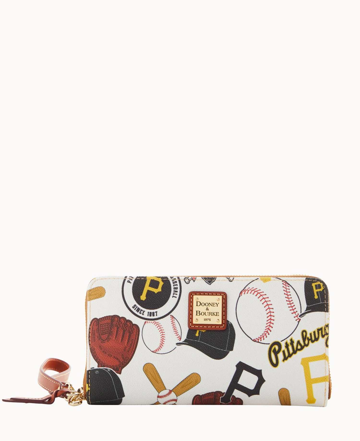 MLB Pirates Large Zip Around Wristlet PIRATES 4 MLB Pirates Large Zip Around Wristlet PIRATES - Image 4