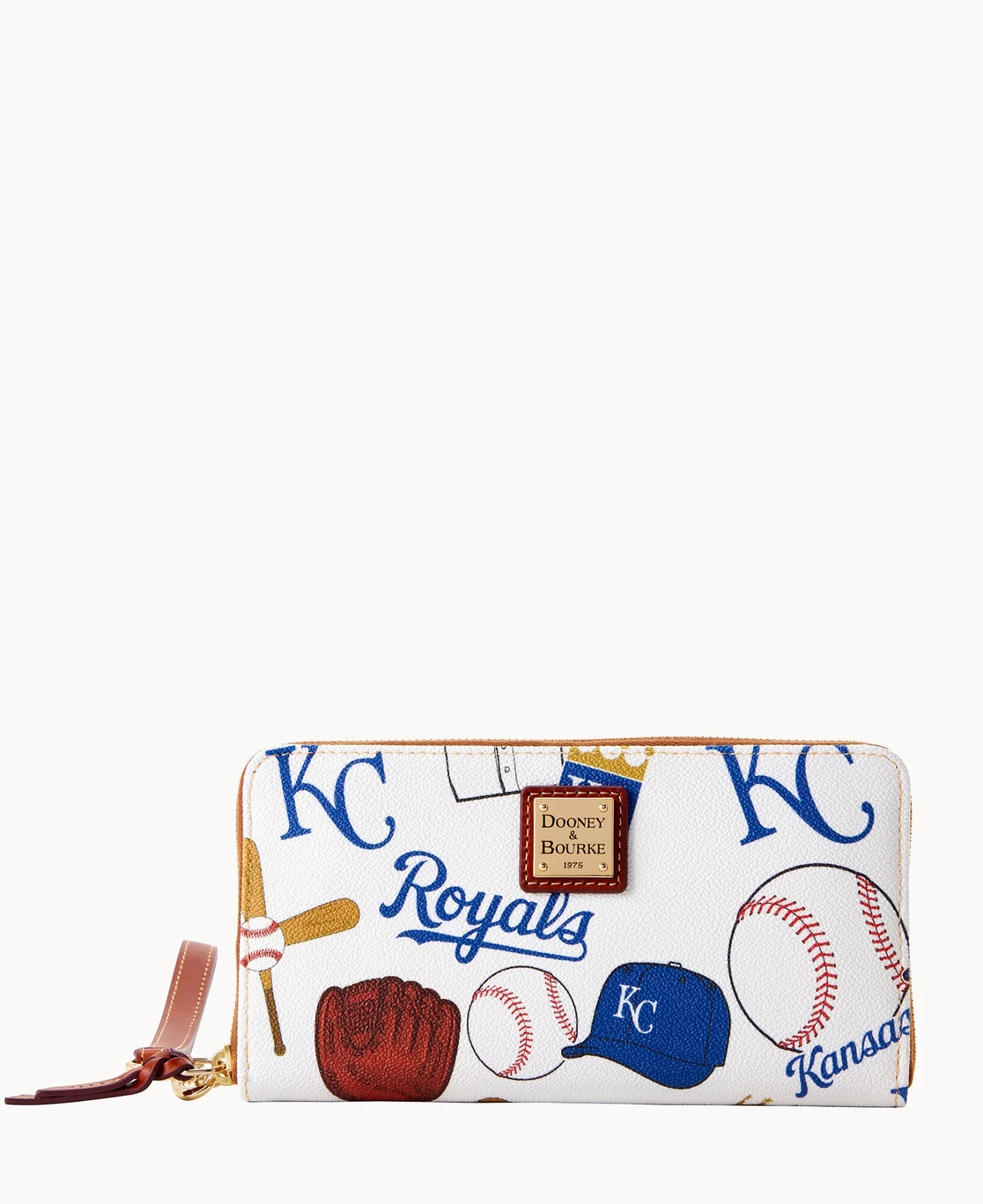MLB Royals Large Zip Around Wristlet Royals 4 MLB Royals Large Zip Around Wristlet Royals - Image 4