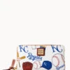 MLB Royals Large Zip Around Wristlet Royals