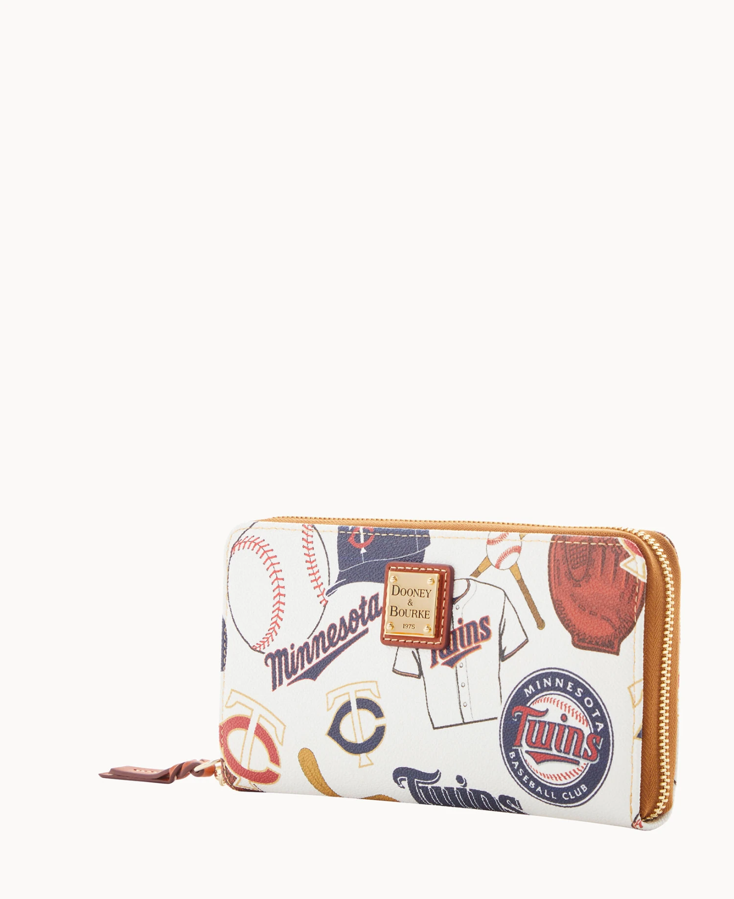 MLB Twins Large Zip Around Wristlet TWINS 2 MLB Twins Large Zip Around Wristlet TWINS - Image 2
