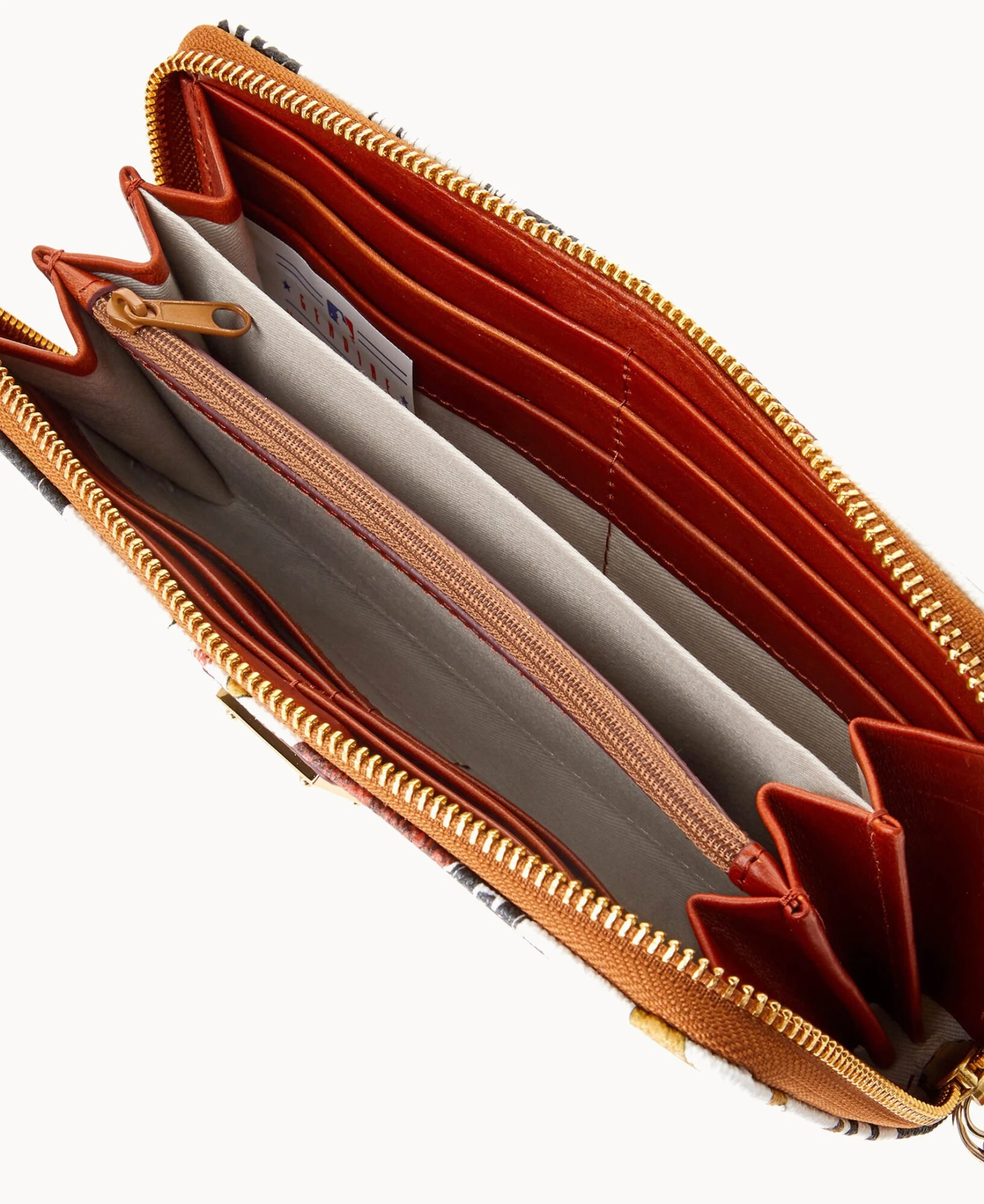 MLB White Sox Large Zip Around Wristlet WHITE SOX 6 MLB White Sox Large Zip Around Wristlet WHITE SOX - Image 6