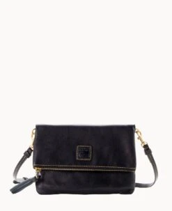 Florentine Foldover Zip Crossbody Natural -Dooney & Bourke W0173D SCBLSCBL