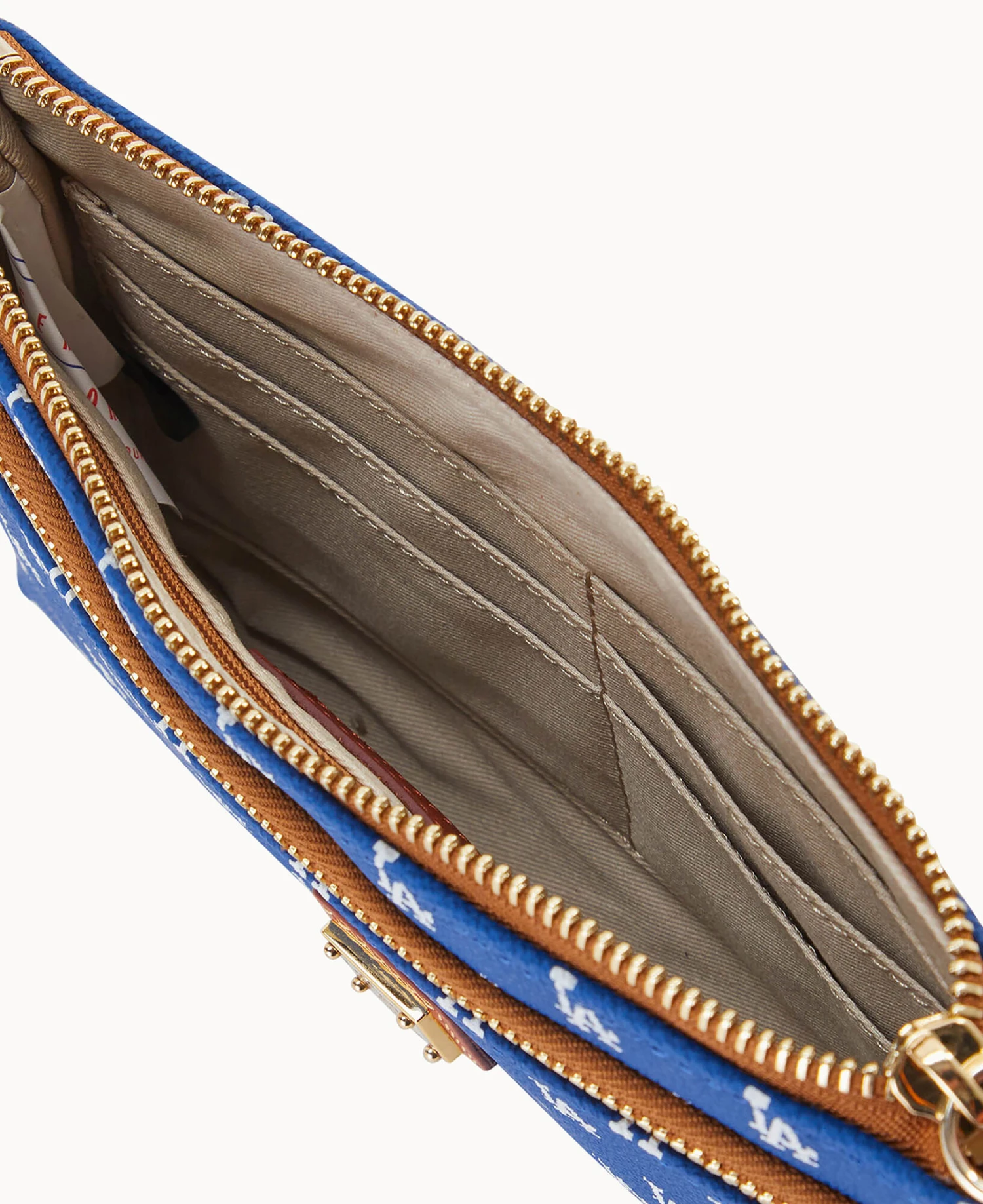 MLB Dodgers Double Zip Wristlet Los Angeles Dodgers 3 MLB Dodgers Double Zip Wristlet Los Angeles Dodgers - Image 3