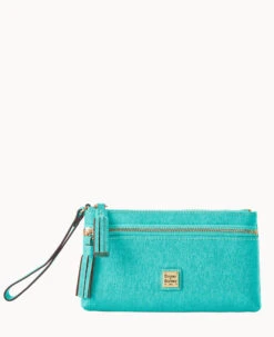 Saffiano Double Zip Wristlet Tomato -Dooney & Bourke W0174G SIMISIMI