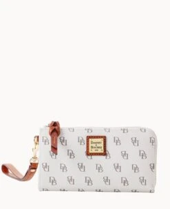 Gretta Folded Zip Wristlet Bone -Dooney & Bourke W0177G NGBOPATN 1