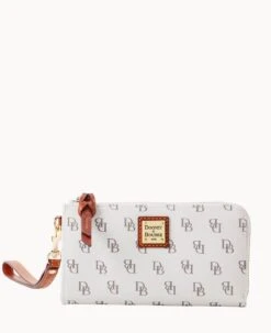 Gretta Folded Zip Wristlet Bone -Dooney & Bourke W0177G NGBOPATN 2