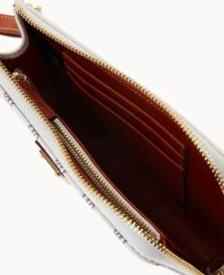 Gretta Folded Zip Wristlet Bone -Dooney & Bourke W0177G NGBOPATN ALT2 1