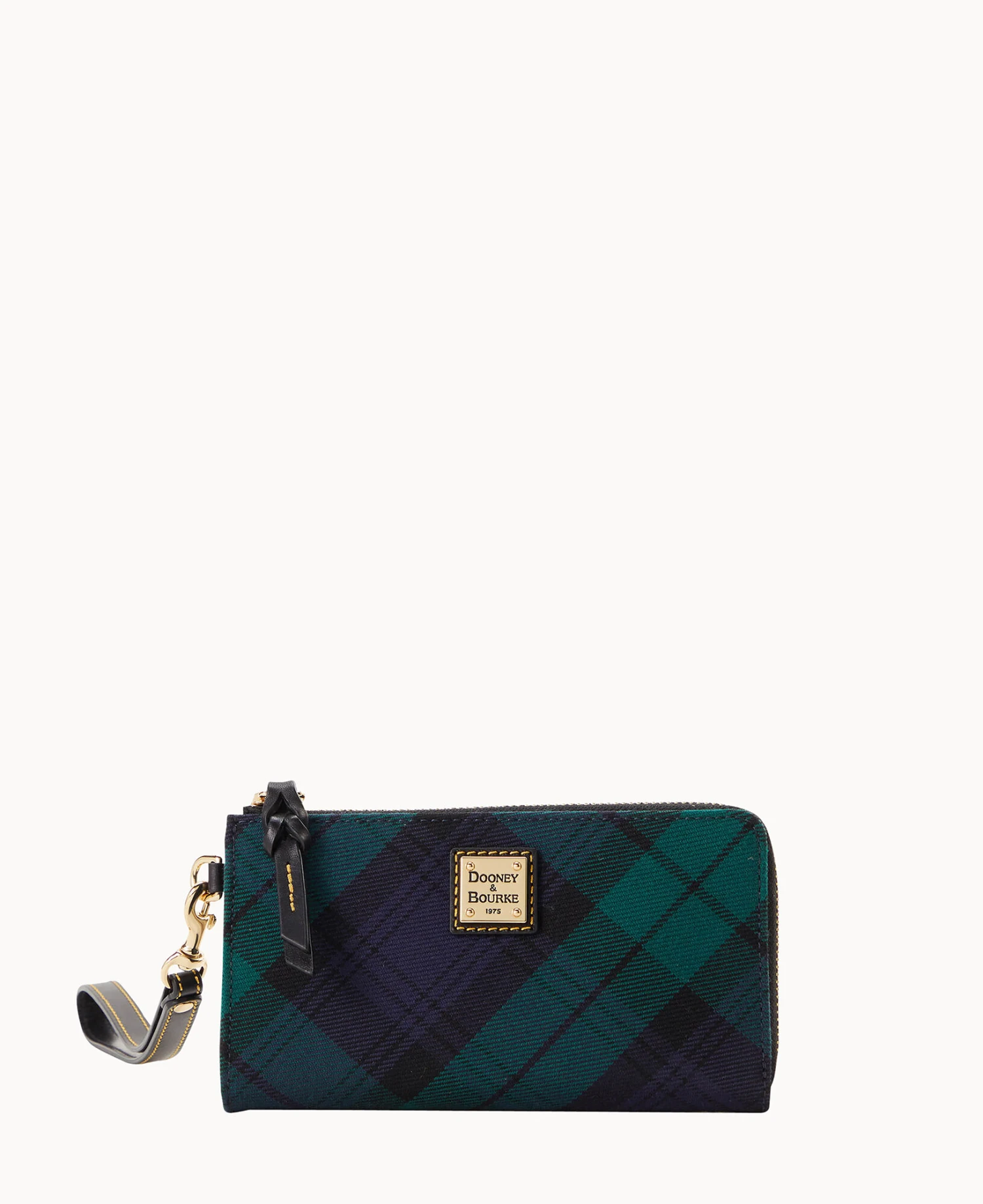 Tartan Folded Zip Wristlet Red 8 Tartan Folded Zip Wristlet Red - Image 8