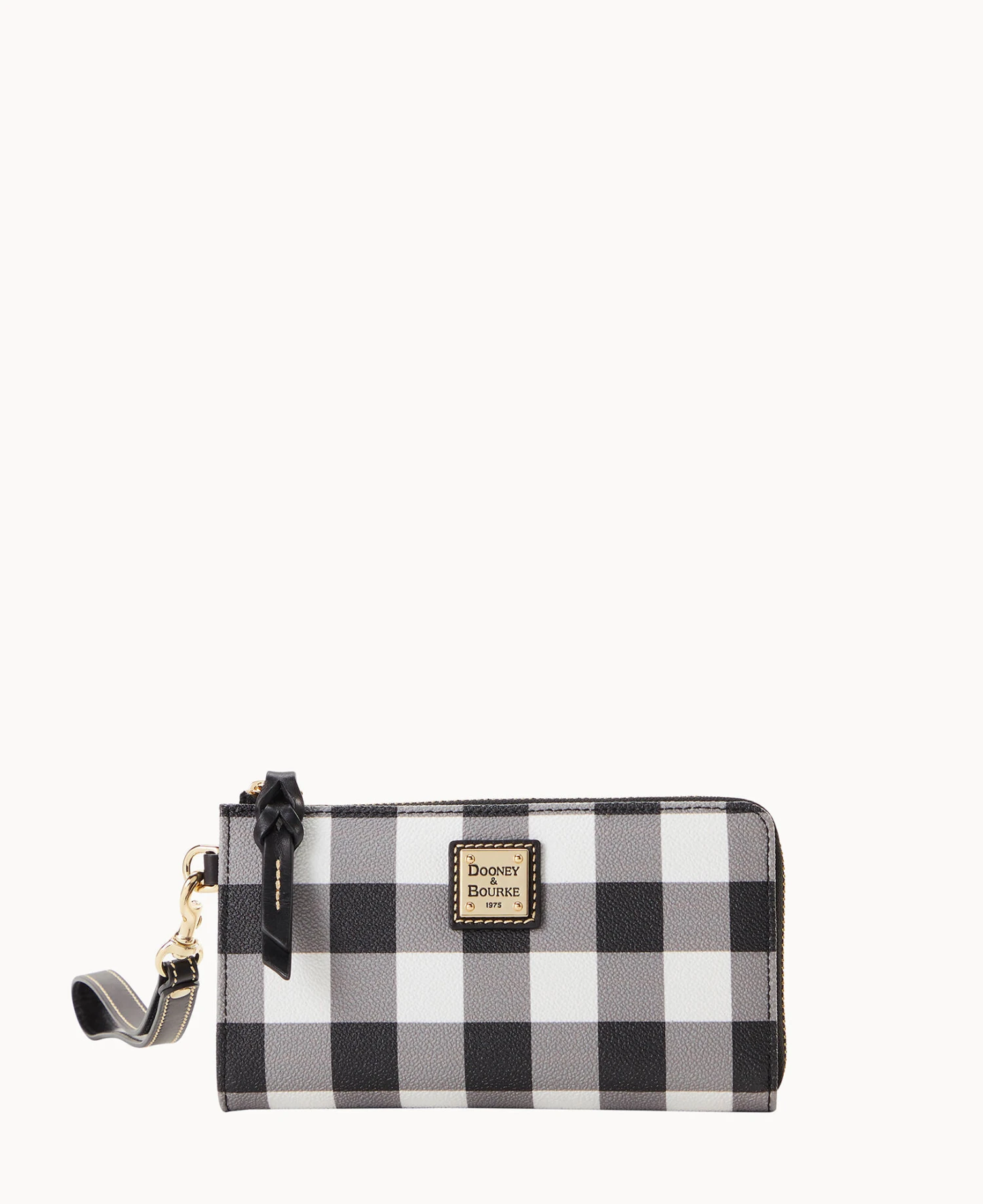 Tucker Folded Zip Wristlet Black 1 Tucker Folded Zip Wristlet Black