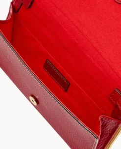 Pebble Grain Clutch Wallet Red -Dooney & Bourke W0182G AWRDPATN ALT2 1