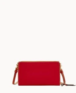 Pebble Grain Clutch Wallet Red -Dooney & Bourke W0182G AWRDPATN ALT3 1