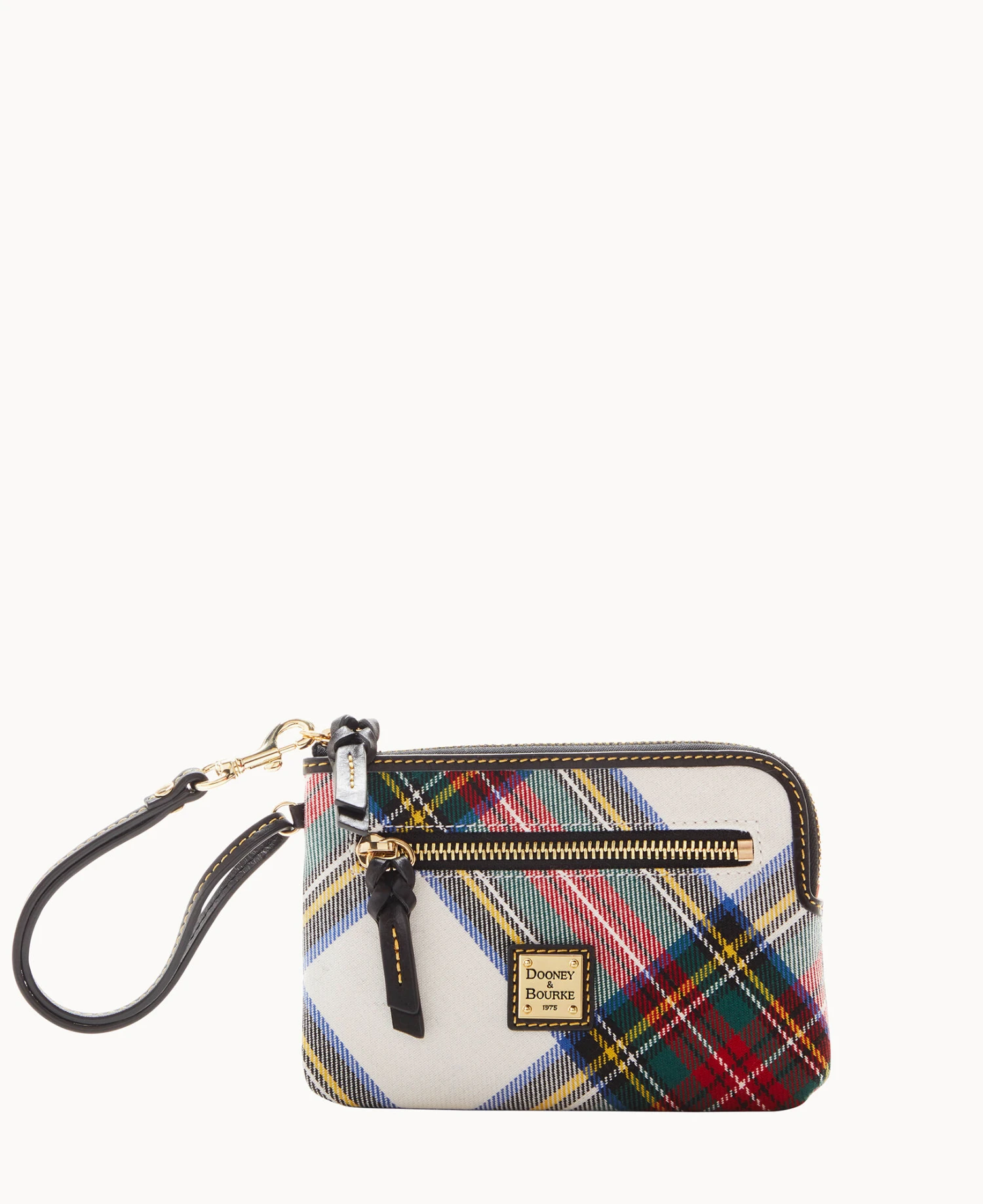 Tartan Zip Around Wristlet Black 10 Tartan Zip Around Wristlet Black - Image 10