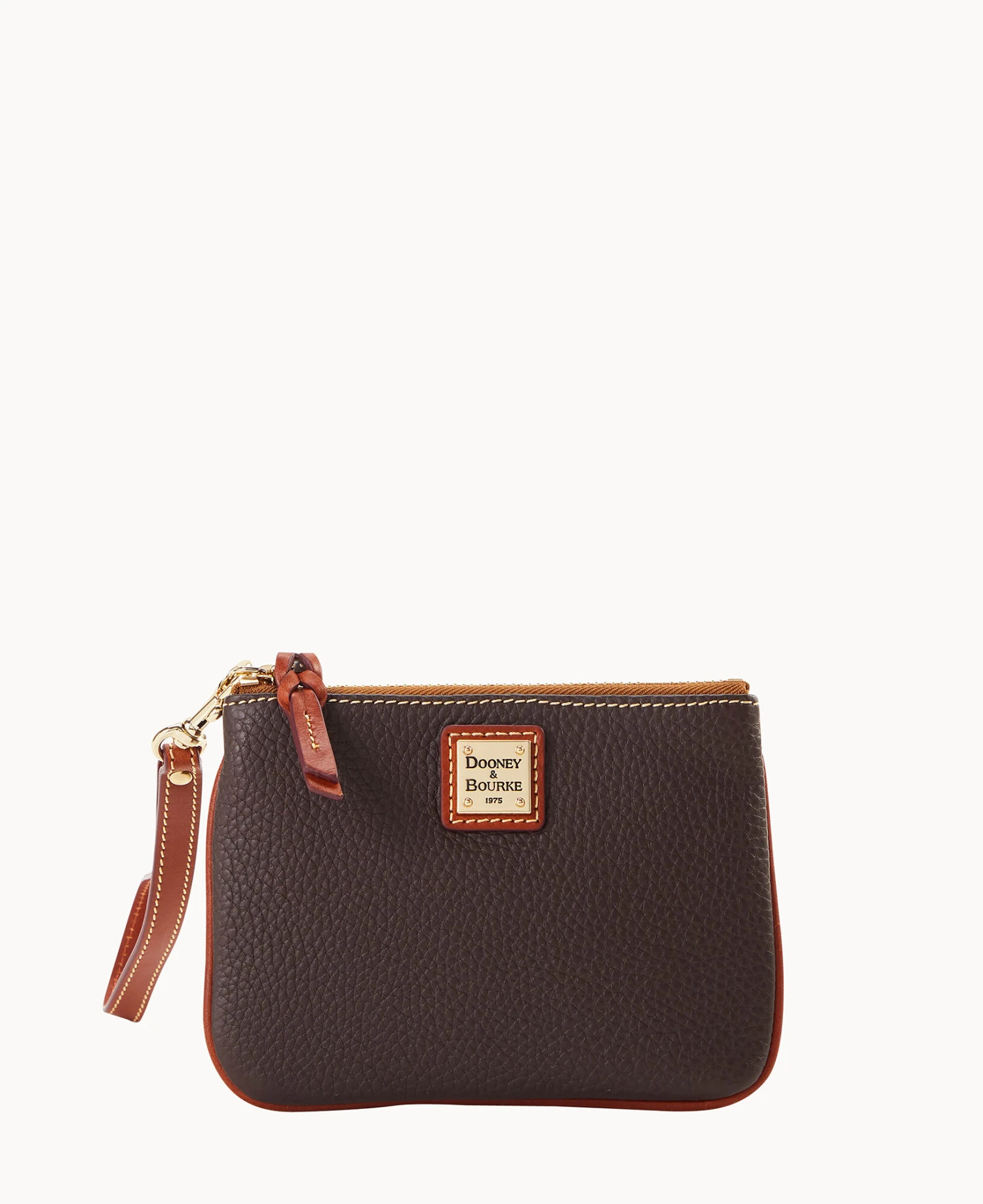Pebble Grain Stadium Wristlet French Caramel 7 Pebble Grain Stadium Wristlet French Caramel - Image 7