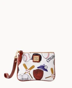 MLB Rockies Stadium Wristlet ROCKIES -Dooney & Bourke W0279G QUMWPATNROKI 1