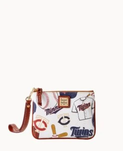 MLB Twins Stadium Wristlet TWINS -Dooney & Bourke W0279G QUMWPATNTWNS 1