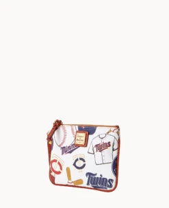 MLB Twins Stadium Wristlet TWINS -Dooney & Bourke W0279G QUMWPATNTWNS ALT1