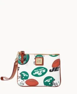 NFL Jets Stadium Wristlet JETS -Dooney & Bourke W0279G QWMWPATNJETS 1