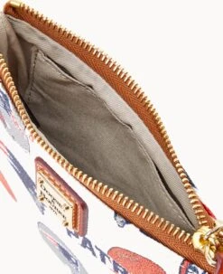 NFL Patriots Stadium Wristlet PATRIOTS 12 NFL Patriots Stadium Wristlet PATRIOTS -Dooney & Bourke W0279G QWMWPATNPATR ALT2 1