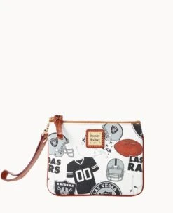 NFL Raiders Stadium Wristlet RAIDERS -Dooney & Bourke W0279G QWMWPATNRAID 1