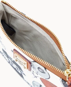 NFL Raiders Stadium Wristlet RAIDERS -Dooney & Bourke W0279G QWMWPATNRAID ALT2