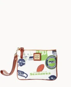 NFL Seahawks Stadium Wristlet SEAHAWKS -Dooney & Bourke W0279G QWMWPATNSEAH 1