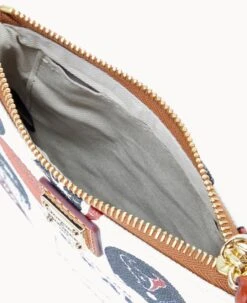 NFL Texans Stadium Wristlet TEXANS 12 NFL Texans Stadium Wristlet TEXANS -Dooney & Bourke W0279G QWMWPATNTEXA ALT2 1