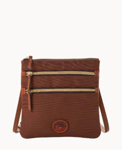 Nylon North South Triple Zip Navy 36 Nylon North South Triple Zip Navy -Dooney & Bourke W0298G INBNPATN