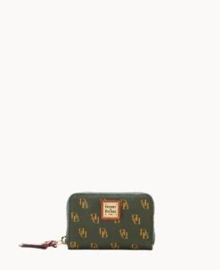 Gretta Large Zip Around Credit Card Case Ivy -Dooney & Bourke W0322G NGIVPATN 1