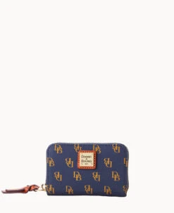 Gretta Large Zip Around Credit Card Case Ivy -Dooney & Bourke W0322G NGNVPATN